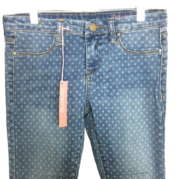 BLANK NYC The Spray On Blue Skinny Jeans Girl’s 14 - Picture 3 of 9